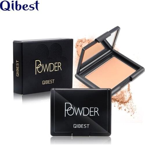 Hot Selling New qibest Waterproof Sweat Long-Term Wear Concealer Setting Powder Repair Powder Makeup Cosmetic Gift for Women