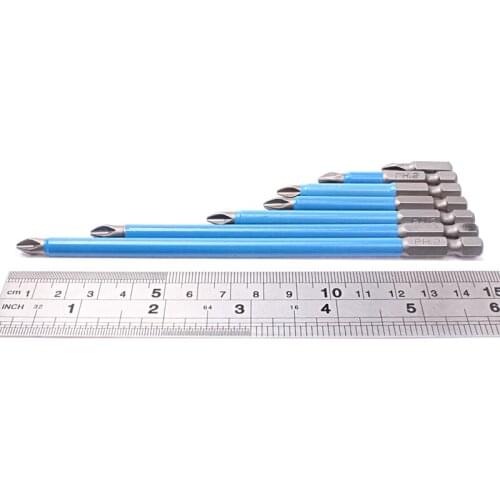 Magnetic Screwdriver Bits Single Head Non-slip Attachment Tool Part Supply Parts