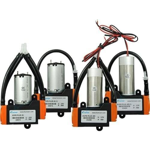 KVP8 PLUS 12V/24V Diaphragm Vacuum Pump With DC Motor Mini Air Pump With High Nagative Pressure/Vacuum Degree