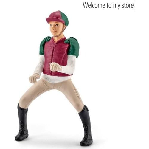 Pvc figure model woman rider toy