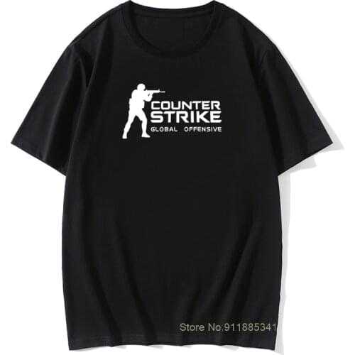 Men Brand Tee CS GO T Shirt Counter Strike Global Offensive CSGO TShirt Casual Games Team Funny T-Shirt Summer Tops