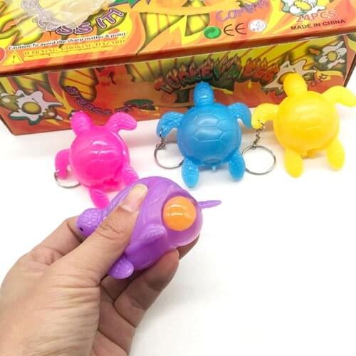 Novelty Squishy Toy ANTI STRESS Squeeze TOY Autism Mood Relief Chicken And Egg Laying Hens Key Chain Pendant Spoof Tricky Gift