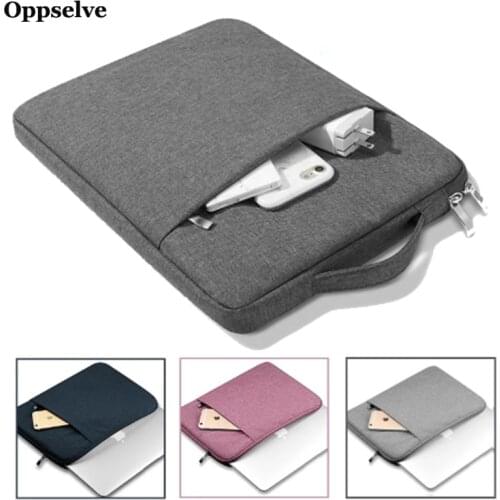 Oppselve Waterproof Laptop Bag 11 12 13 15 15.6 inch Case For MacBook Air Pro Mac Book Computer Fabric Sleeve Cover Accessories