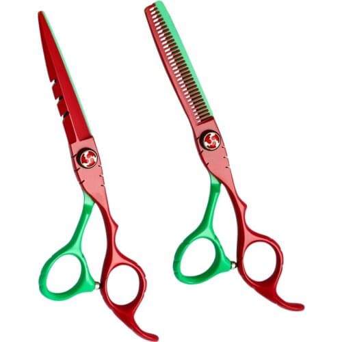 6 Inch Salon Barber Hairdresser Japan Stainless Scissors For Hair Cutting