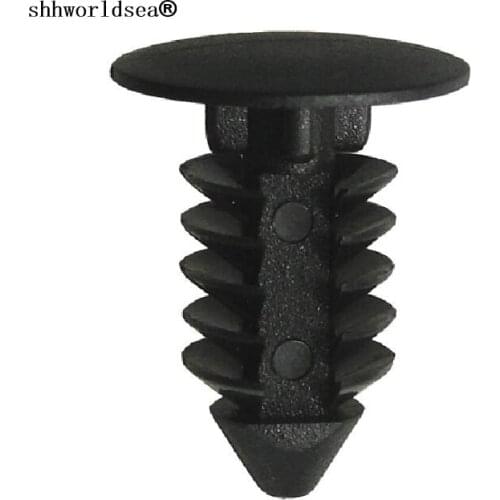 Shhworldsea 100pcs car plastic clip& auto fastener Push type retainer