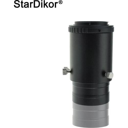 StarDikor 2 Inch Variable Telescope Camera Adapter Extension Tube With Camera T Ring Adapter For Canon Nikon Sony Fuji M4/3