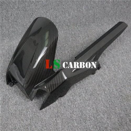 Rear Hugger with Chain Guard For Suzuki GSR750 Full Carbon Fiber Motorcycle Accessories