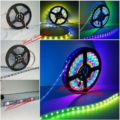 1-5M WS2811 Dream Color 5050 RGB Full color Strip Light Waterproof IP67 30LED/M 60LED/M DV12V New