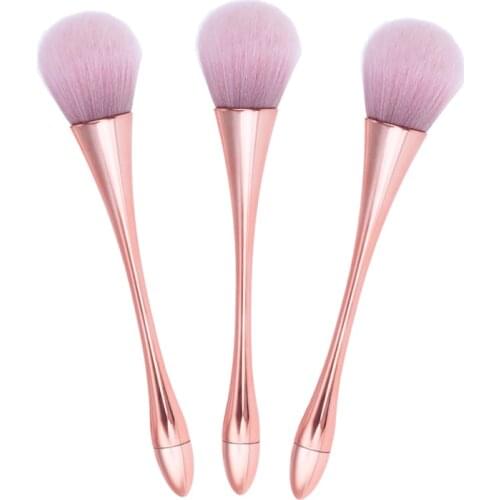 1Pcs Loose Powder Makeup Brushes Professional Foundation Contour Blusher Face Cheek Cosmetic Beauty Make Up Trimming Brush Tools