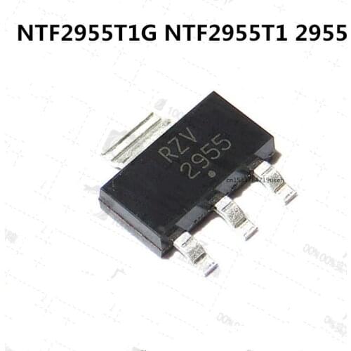 5PCS/ NTF2955T1G NTF2955T1 2955 SOT-223 60V2.6A