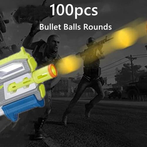 50-200 Bullet Balls Rounds Compatible For NERF Hyper Toy Gun for NERF Hyper Blasters Toy Gun Compatible Refill Bullets
