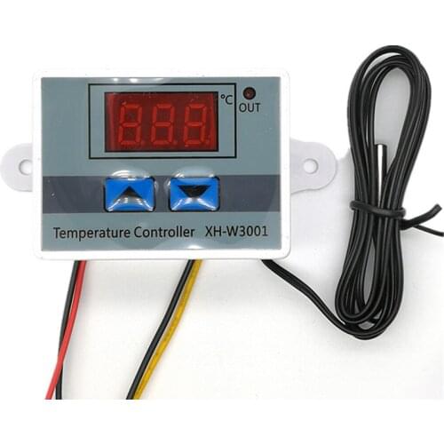 12V 24V 220V Digital Temperature Controller Temp Sensor Thermostat Control -50~110