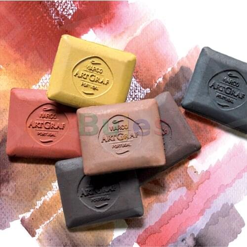 Viarco Artgraf Color Water-soluble Square Pigment, Solid Oil Painting, Graphite Block Color Matching Watercolor Pigment,Drawing