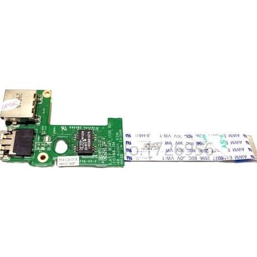 For Lenovo Z570 Z575 B570 B575 V570 LA57 RJ45 USB Board W/Cable P/N: 31050450 90000552 48.4IH06.01
