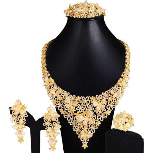 GODKI Luxury Starfish African Jewelry Sets For Women Wedding Cubic Zirconia Dubai Bridal Jewelry Set 2020 Costume Jewelry