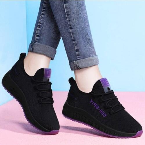 Women Shoes Breathable Sneakers Womens Platform Flats Shoes For Women Casual Vulcanized Walking Shoes Sneakers Female Footwear