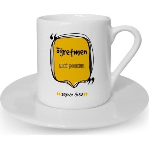 Personalized Teacher Means Turkish coffee Cup-2