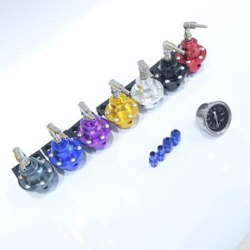 SPSLD High Performance Car Fuel Pressure Gauge Adjustable Fuel Pressure Regulator