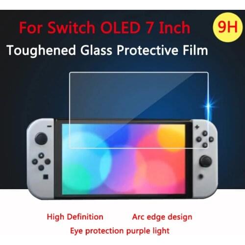 3pcs/lot Tempered Glass 9H HD Screen Protector Film 7 Inch For Nintendo Switch OLED Screen Protector For NS OLED Accessories