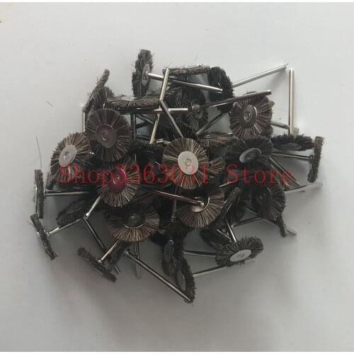 144PCS Dremel Accessories 2.35MM Shank Bristle Wheels Brush Buffing Polishing Brush Wheel for Dremel Rotary Tools