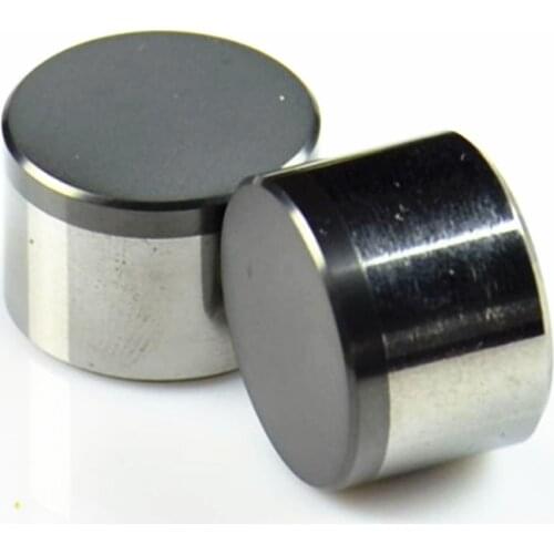 2PCS Diamond PDC cutter insert 13mm 1304 1308 carbide Geological bit composite for mining drill bits Rock Tools well drilling