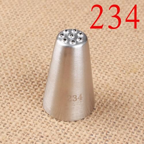 234# Small Grass Decorating Mouth 304 Stainless Steel Baking Cake Cream DIY Tool Medium