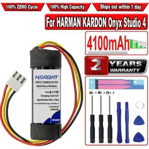 HSABAT 3500mah Battery for HARMAN KARDON Onyx Studio 4 ICR22650 Speaker