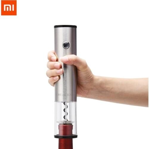 Xiaomi Mijia CIRCLE JOY Automatic Red Wine Bottle Stainless steel Electric Corkscrew Foil Cutter Base Cork Out Tool