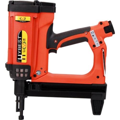 GSR40A Decorative Concrete Gas Nail Gun Adjustable Cordless Fast Air Nailer