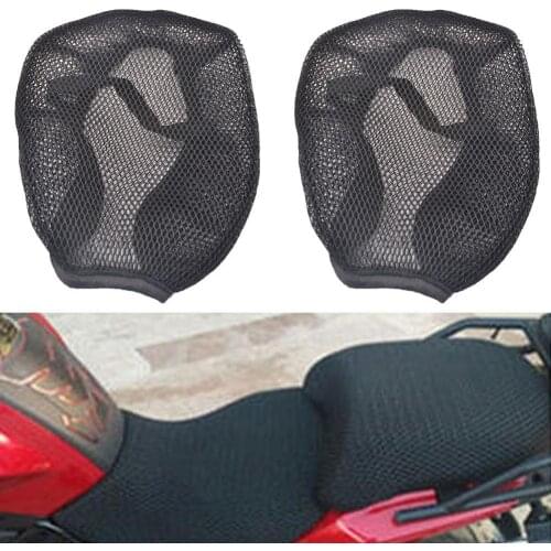 Motorcycle Front Rear Seat Mesh Net Covers Set for BMW R1200GS ADV 2006-2012