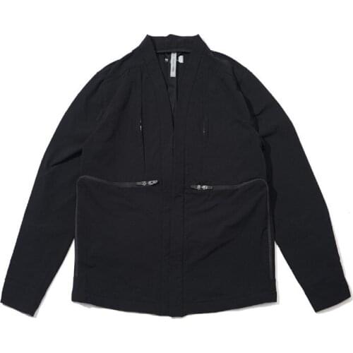 Jackets for Men Pupil Travel Functional Kimono-jacket Multi Pockets Techwear Ninijawear Streetwear Japanese Style Aesthetic