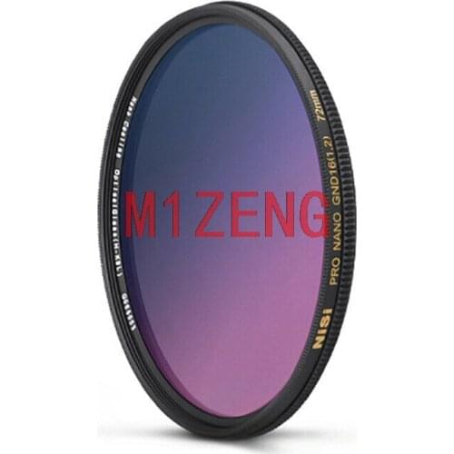 67 72 77 82 mm Nano mc soft GND16(1.2) nd Gradual Color graduated gradient mirror GC-GRAY Neutral Density camera lens Filter