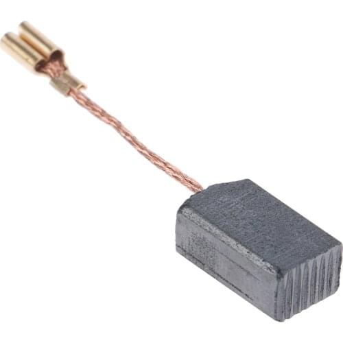 10Pcs Graphite Copper Motor Carbon Brushes Set Tight Copper Wire for Electric Hammer/Drill Angle Grindern