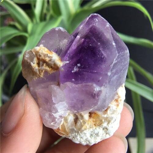 Raw shadow mountain Natural Energy Crystal Gemstone Auralite Quartz Mineral Chakra Healing Amethyst Stone