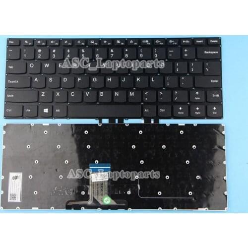 New US QWERTY English Keyboard for Lenovo Ideapad 510s-14isk 510s-14ikb Laptop , Black without Frame, NO BACKLIT