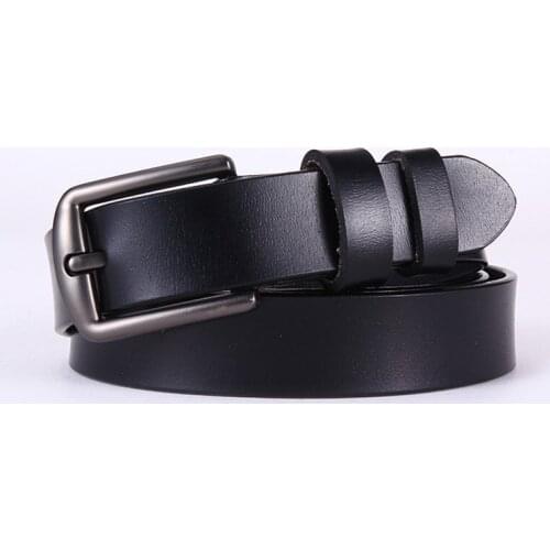 New Women Genuine Leather Belt For Female Luxury Strap Casual All-match Pin Buckle Belts Designer High Quality Cowskin Belt