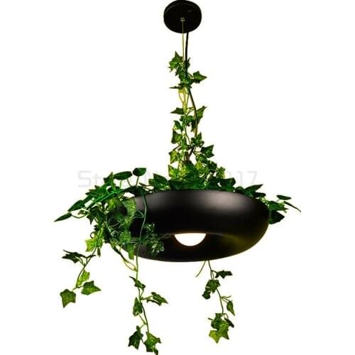 Modern Plant Pendant Lights DIY Sky garden Flower Pot Hanging Lamp Nordic Dining Room Office Art Home Decor Lighting Fixtures
