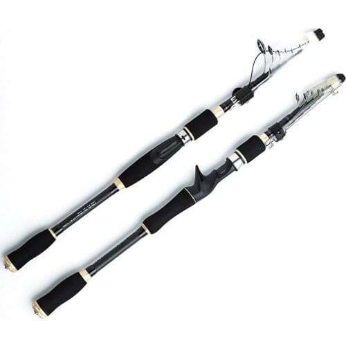 High Quality MH Power Casting Rods 1.8m 2.1m 2.4m 2.7m 3.0m 3.6m Telescopic Carbon Fiber Spinning Fishing Rod For Lure Fishing