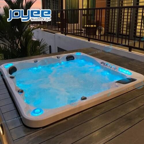 JOYEE Outdoor spa hot tub whirlpool massage big tub for 6 People