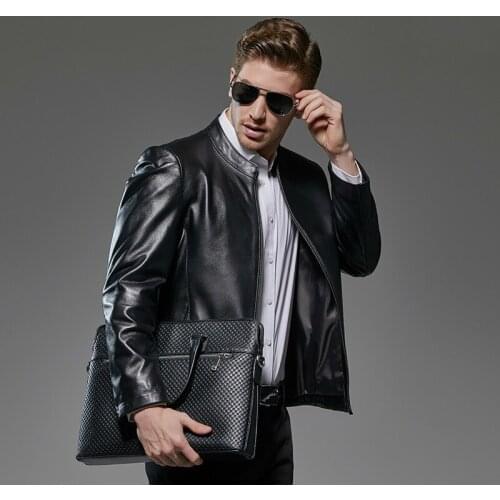 Spring-autumn, sheepskin, genuine leather, mens jacket, plus size, 8XL, jaqueta de