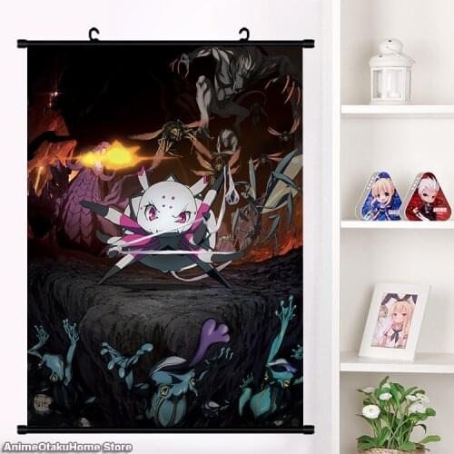 Japanese Anime Kumo desu ga, Nani ka? Shiraori Ariel Cosplay Poster Wall Scroll Painting Mural Home Decor Collection Art