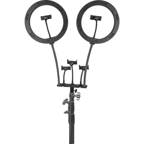 Yidoblo TAS-10 Lighting for Video Double Ring Lights Lamp Double Headed Led Studio Light Photography Lighting for Studio Photo