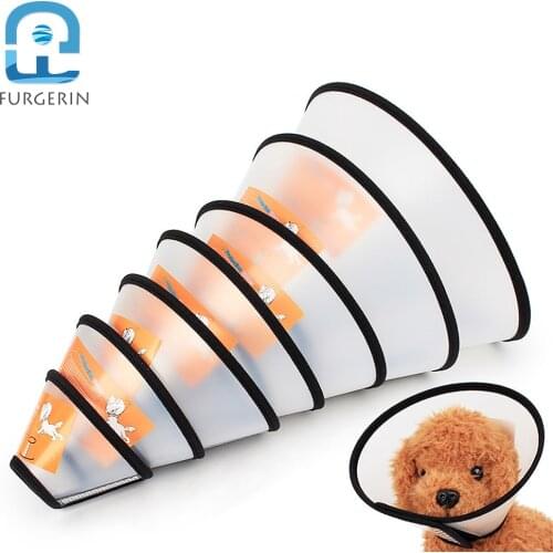 Cone Protection Collar Prevent Bite Wound Healing Safety Neck Protective Cover FURGERIN