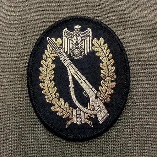 WWII WW2 GERMAN INFANTRY RIFLEMAN SNIPER ARM-BADGE PATCH