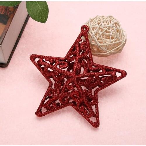 1/3/6/10pcs Cute Snowflake Christmas Ornament Hanging Pendant Decoration For Christmas Tree New Year Festival Home Decor