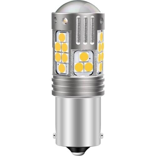 1Pcs New 1156 BA15S 7506 P21W Super Bright LED Car Brake Bulbs Turn Signals Auto Backup Reverse Lamp DRL Lights Red White Yellow