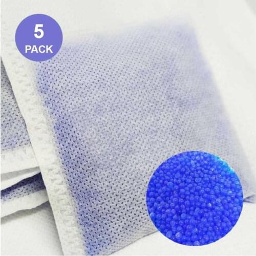 100g per PC Waterproof packaging Silica Gel Beads Moisture Absorber Reusable color change Desiccant Damp Absorber Dehumidifier
