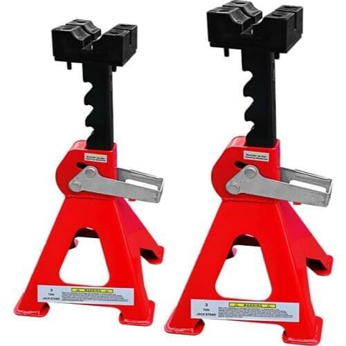 2pcs/1pair 3Ton thickening, auto repair safety jack bracket, tyre changing tool Car wheel lifting jack stand safety support