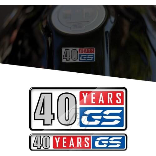 3D Motorcycle Decal Case for BMW Motorrad 40 Years GS Sticker for R1200GS R1250GS F850GS F800GS