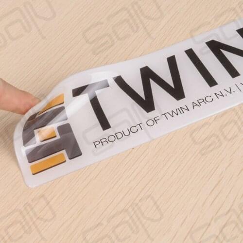 500pcs Lot Factory Customized OEM Long Branded PU Epoxy Dome Stickers weatherproof 22cm x 7cm (SAP-CES002)